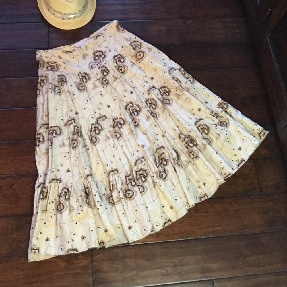 Charlotte Russe Sequined Maxi Skirt